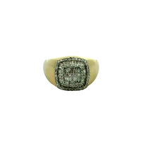 10K Gold & Diamond Cluster Ring