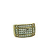 10K Gold Men's Diamond Cluster Ring