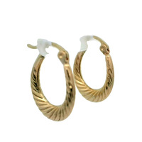 10K Gold Hoop Earrings