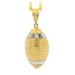  10K Gold Football Charm