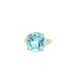 10K Gold Blue Stone Ring