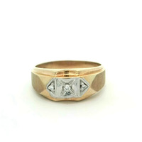  14K Gold Men's Diamond Ring