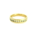  14KT Mens Gold & Diamond Band