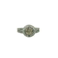  10K Gold & Diamond Bridal Ring