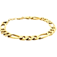  10K Gold Figaro Bracelet
