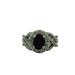  14K Gold Sapphire & Diamond Ring